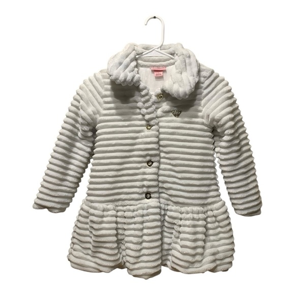 Juicy Couture Other - Girls Juicy Couture Textural Button Front Coat Sz 7
